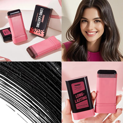 Formbo Temporary Hair Dye Stick with Built-In Comb – Instant Grey Root Touch Up Hair Color Stick, Washable Root Concealer for Men & Women, Black & Brown, 20g