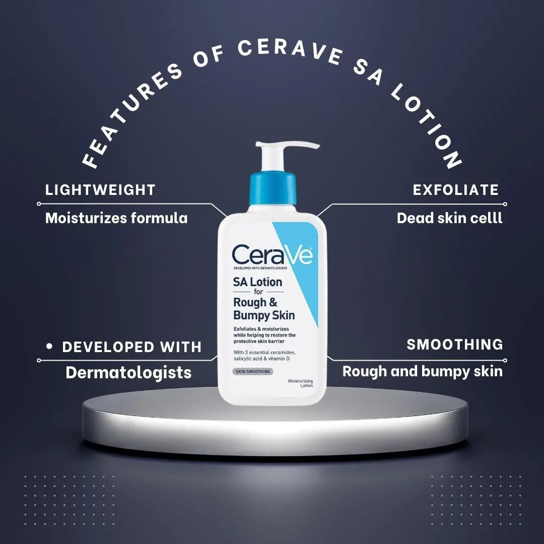CeraVe SA Lotion 237ml – Salicylic Acid for Rough & Bumpy Skin