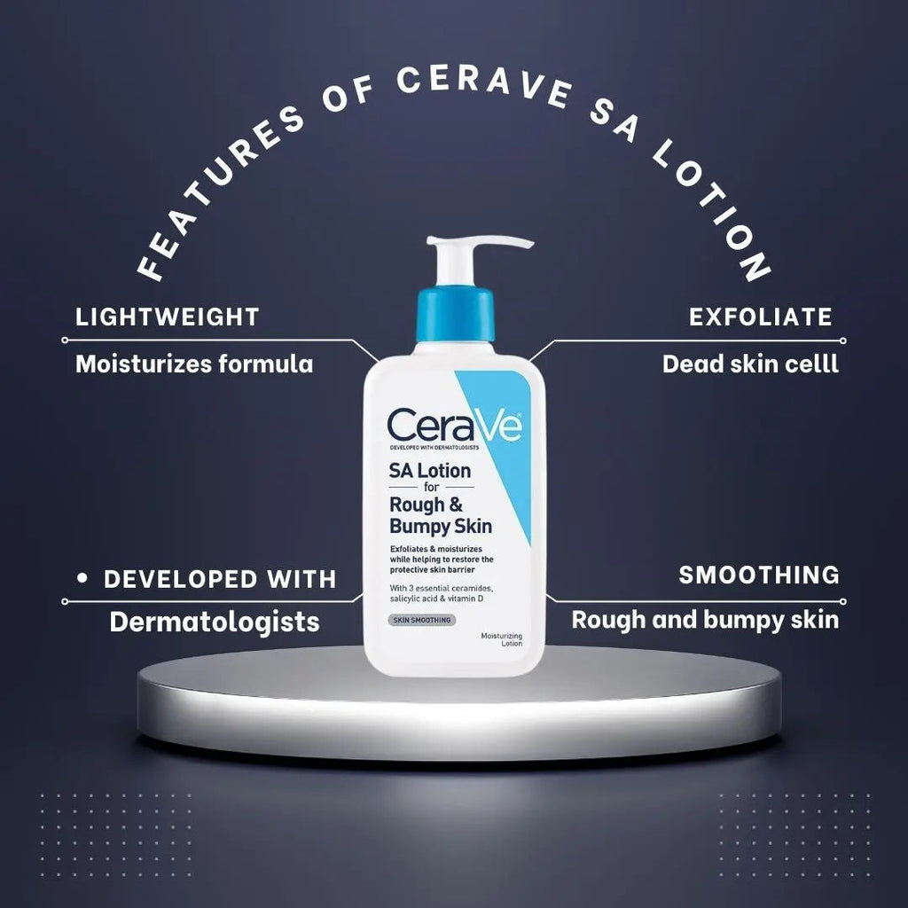 CeraVe SA Lotion 237ml – Salicylic Acid for Rough & Bumpy Skin
