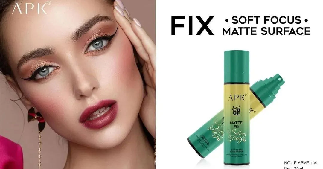 APK Waterproof Matte Makeup Setting Spray Fixer 100ml