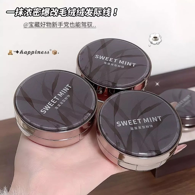 Sweet Mint Hairline Filling Powder Compact | Hair Root Cover Up | Hairline Concealer | Black & Brown