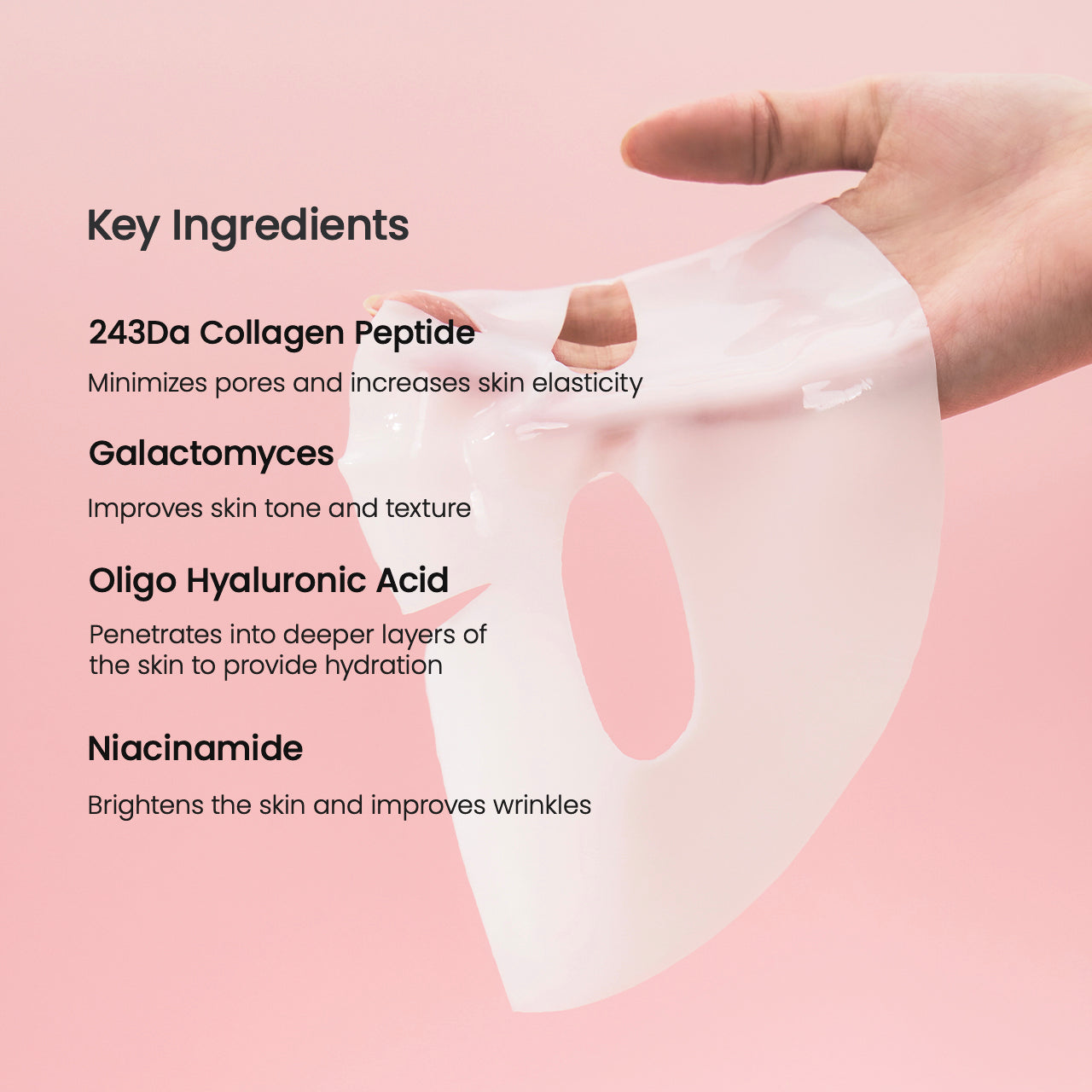 BIODANCE Bio-Collagen Real Deep Mask, Hydrating Overnight Hydrogel Face Mask, Pore Minimizing, Elasticity, Plumping, Travel Essentials & Self Care Gifts for Women, Korean Skin Care