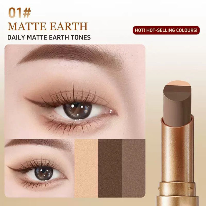 O'CHEAL Three-Color Gradient Eyeshadow Stick