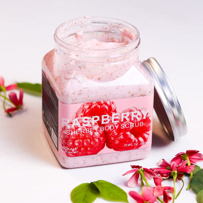 WOKALI Raspberry Sherbet Body Scrub 350ml-WKL593