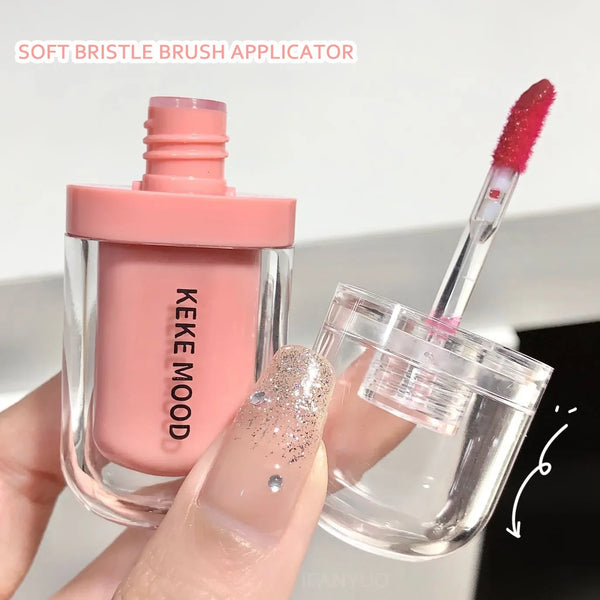 Jelly Lip Gloss Set Hydrating Moisturizing Lip Glaze Long Lasting Waterproof Lip Tint Shiny Glass Finish Cute Capsule Mini Lipstick Kit for Women Girls