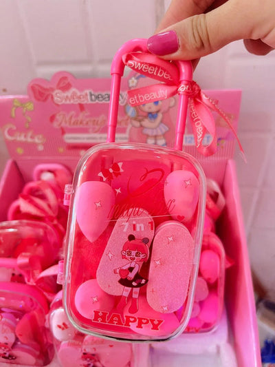 Sweet Beauty Cute Luggage Makeup Set