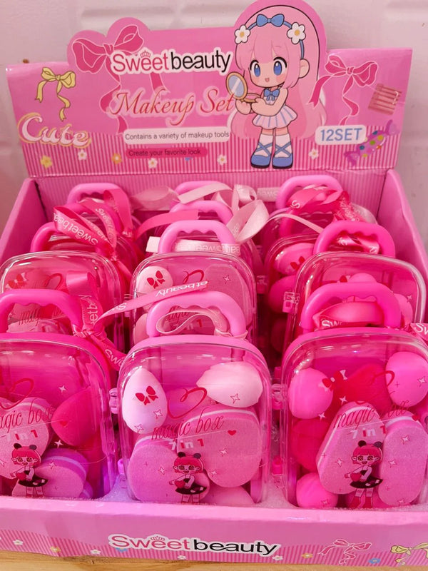 Sweet Beauty Cute Luggage Makeup Set