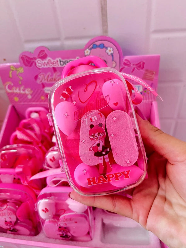 Sweet Beauty Cute Luggage Makeup Set