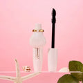 HUDAMOJI Mirror Mascara – Waterproof Long Lasting Volumizing Lengthening Curling Black Eyelash Mascara with Built-In Mirror | Smudge Proof Lash Boosting Formula