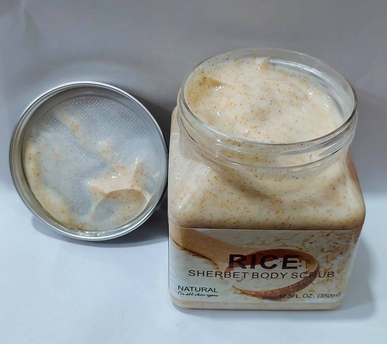 WOKALI Rice Sherbet Body Scrub 350ml-WKL594