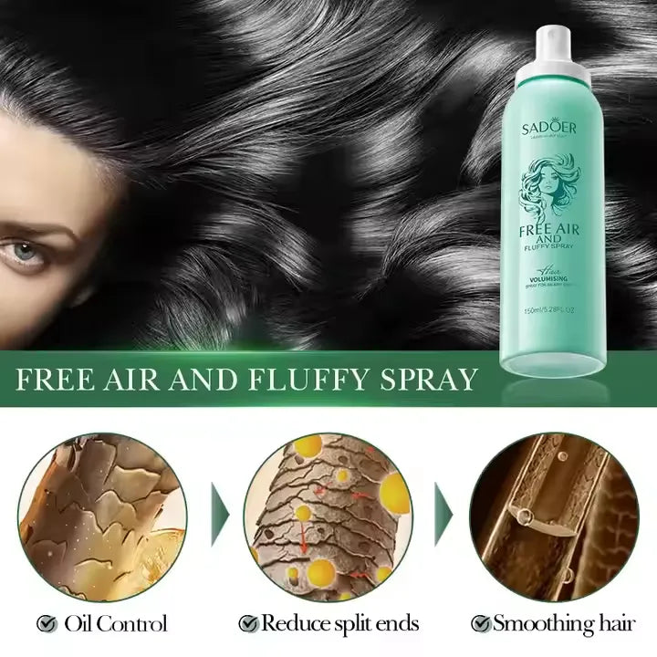 SADOER Free Air & Fluffy Hair Spray 150ml | Root Volume