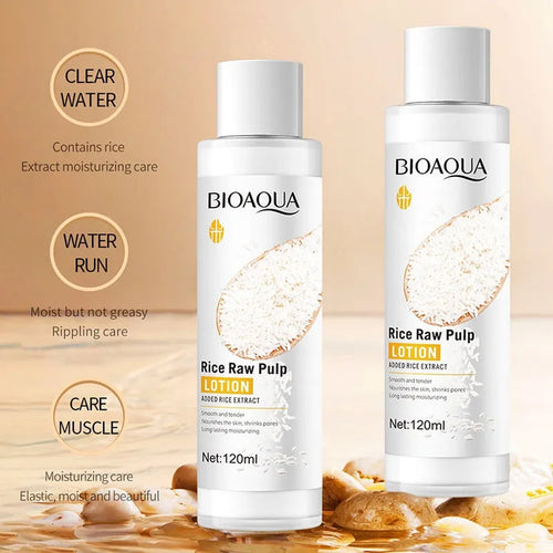 BIOAQUA Rice Raw Pulp Moisturizing Lotion 120ml