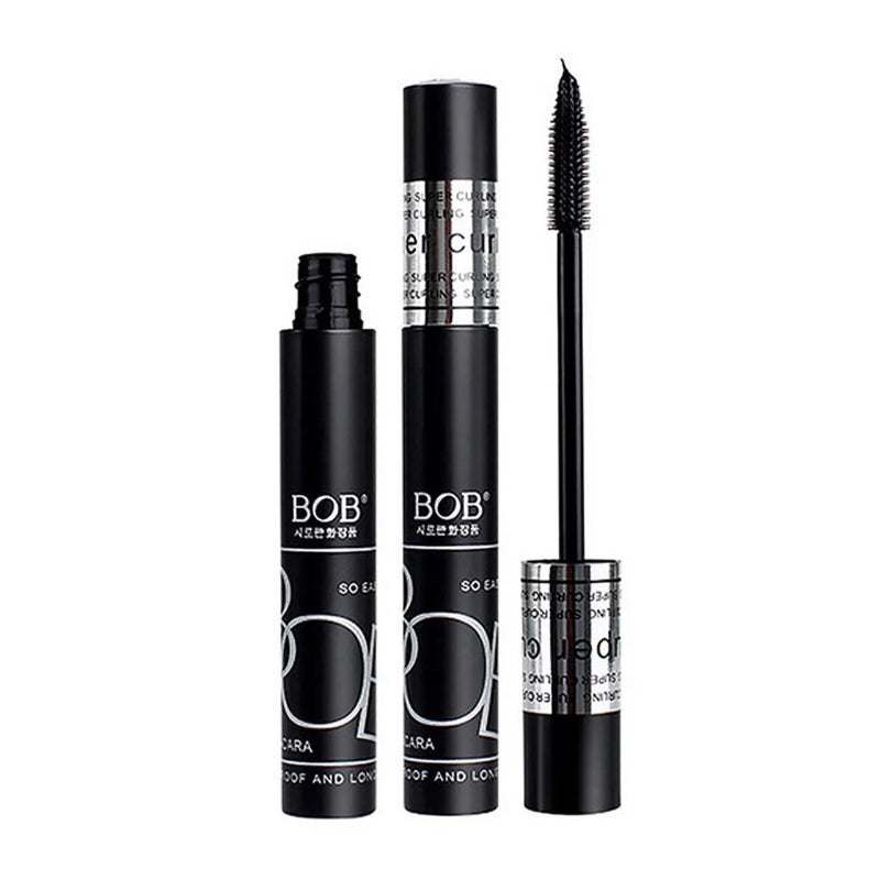 BOB Super Curl Waterproof Mascara Black | Long Lasting Curling, Volumizing & Lengthening Lash Mascara