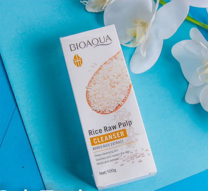 BIOAQUA Rice Raw Pulp Facial Cleanser 100g