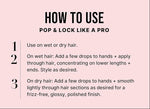 Color Wow Pop & Lock High Gloss Finish Serum 55ml – Anti-Frizz