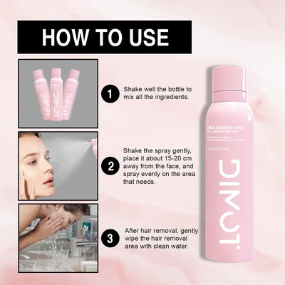 Dimot Hair Identification Spray With 4 Shaving Knives identifier