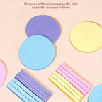 Compressed Soft Facial Srub Sponge 12 pc