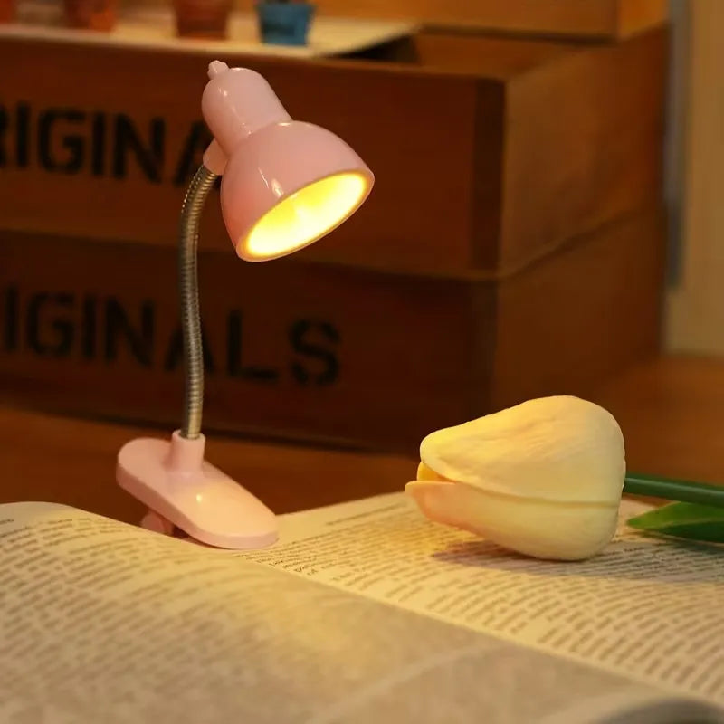 Mini Clip-On LED Book Light – Portable Reading Lamp for Bed, Study & Night Reading