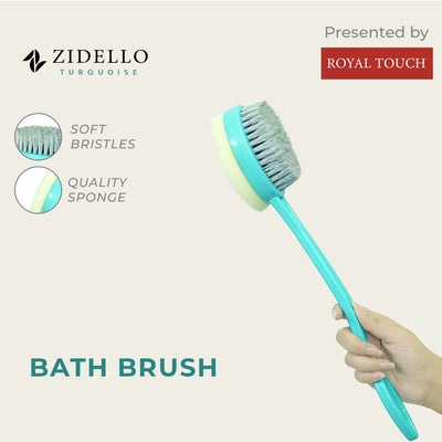 2 in 1 Bath Back Scrubber Shower Wash Sponge BODY CLEANING BRUSH