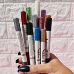 Flormar Glitter Eye Shadow Pencil Set 12 Colors | Waterproof Shimmer Eyeshadow & Eyeliner Pencils | Long-Lasting Metallic Eye Makeup