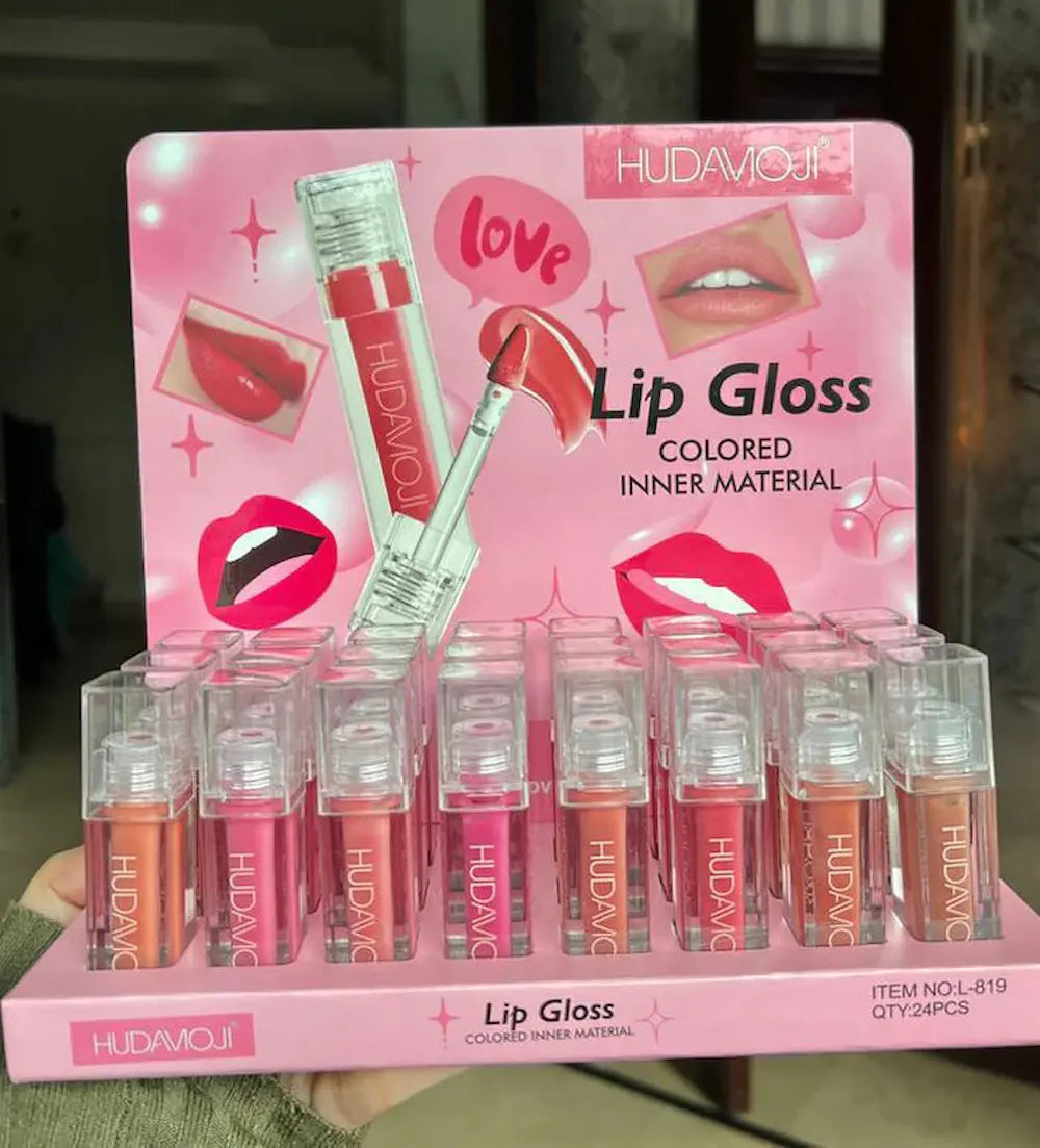 HUDAMOJI Viral Matte Lip Gloss – Long Lasting Glossy Shine