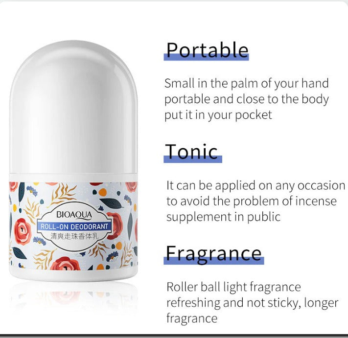 BIOAQUA Herbal Scent Roll-On Body Deodorant 30gm