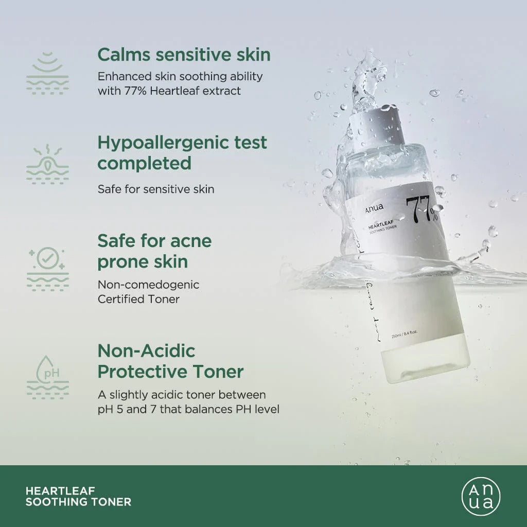 Anua Heartleaf 77% Soothing Toner 250 ml
