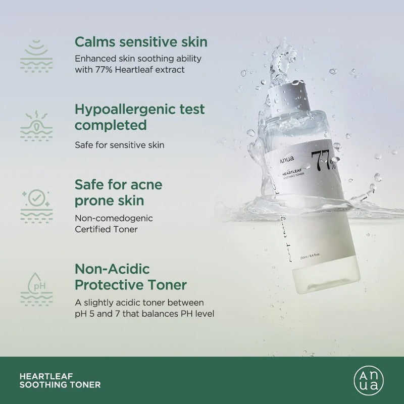 Anua Heartleaf 77% Soothing Toner 250 ml