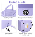 Portable Foldable Washing Machine Mini Laundry Washer with Spin Basket for Baby Clothes, Underwear, Socks, Travel, Camping, Dorm & Apartment Use