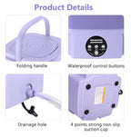 Portable Foldable Washing Machine Mini Laundry Washer with Spin Basket for Baby Clothes, Underwear, Socks, Travel, Camping, Dorm & Apartment Use