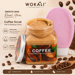 Glow-Up Duo – Coffee Body Scrub & Exfoliating Glove Set