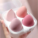 Premium 4PCS Multi-Shape Makeup Blending Sponge Set