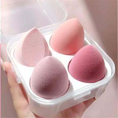 Premium 4PCS Multi-Shape Makeup Blending Sponge Set