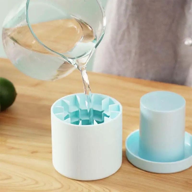 Portable Silicone Ice Cube Maker Cup & Mold