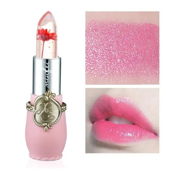 Transparent Flower Jelly Lipstick Temperature Change Color
