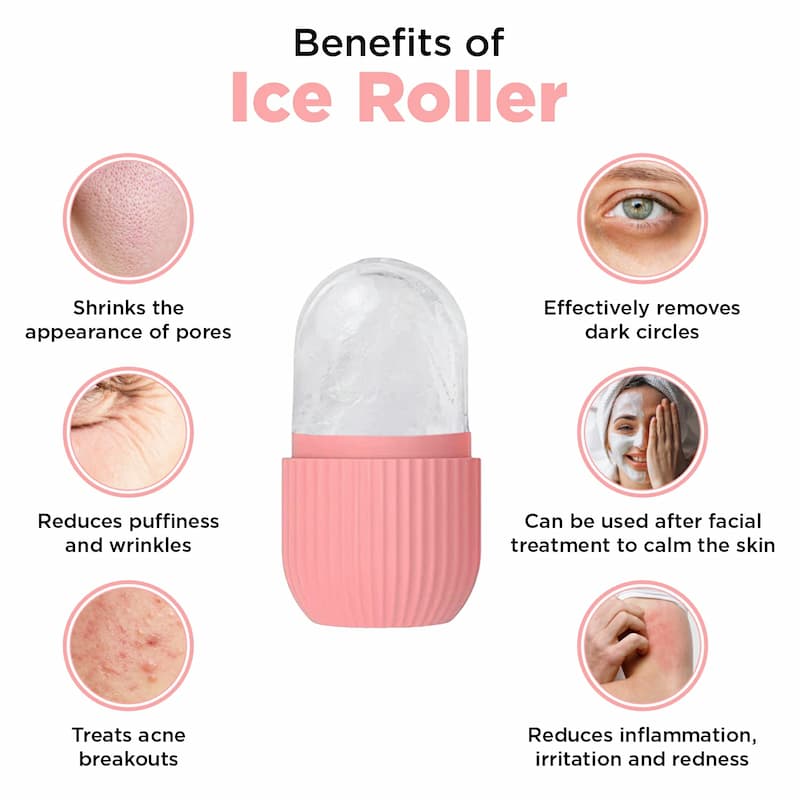BIOAQUA & SADOER Ultimate Skincare Deal Pack – 10 Sheet Masks, Nose Strips & Ice Roller