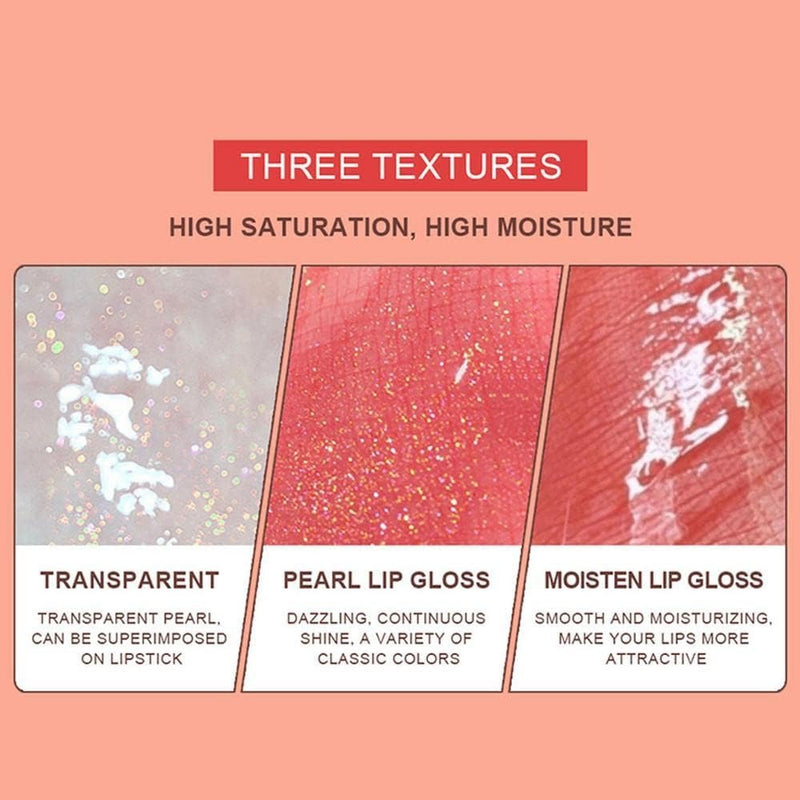 Dragon Ranee Pearly Lustre Lip Gloss Set 10 Pcs | Shimmer & High Shine Lip Gloss