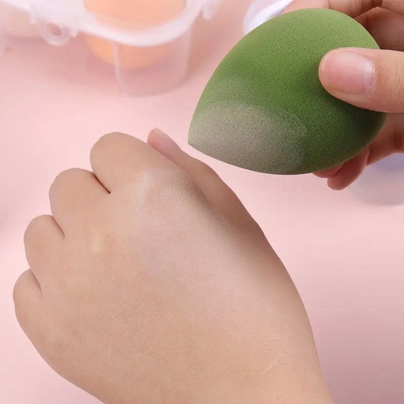 Premium 4PCS Multi-Shape Makeup Blending Sponge Set