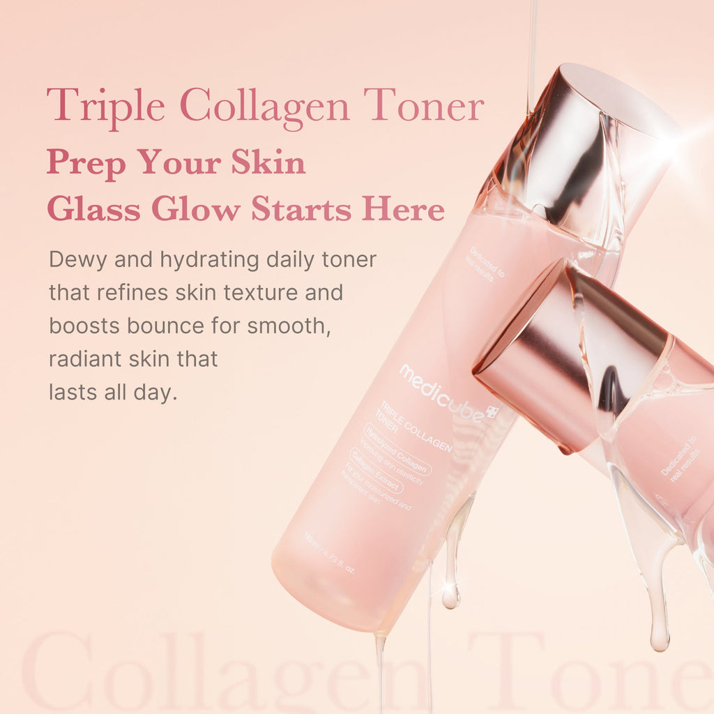 Medicube Triple Collagen Toner 140ml | Glass Skin Glow