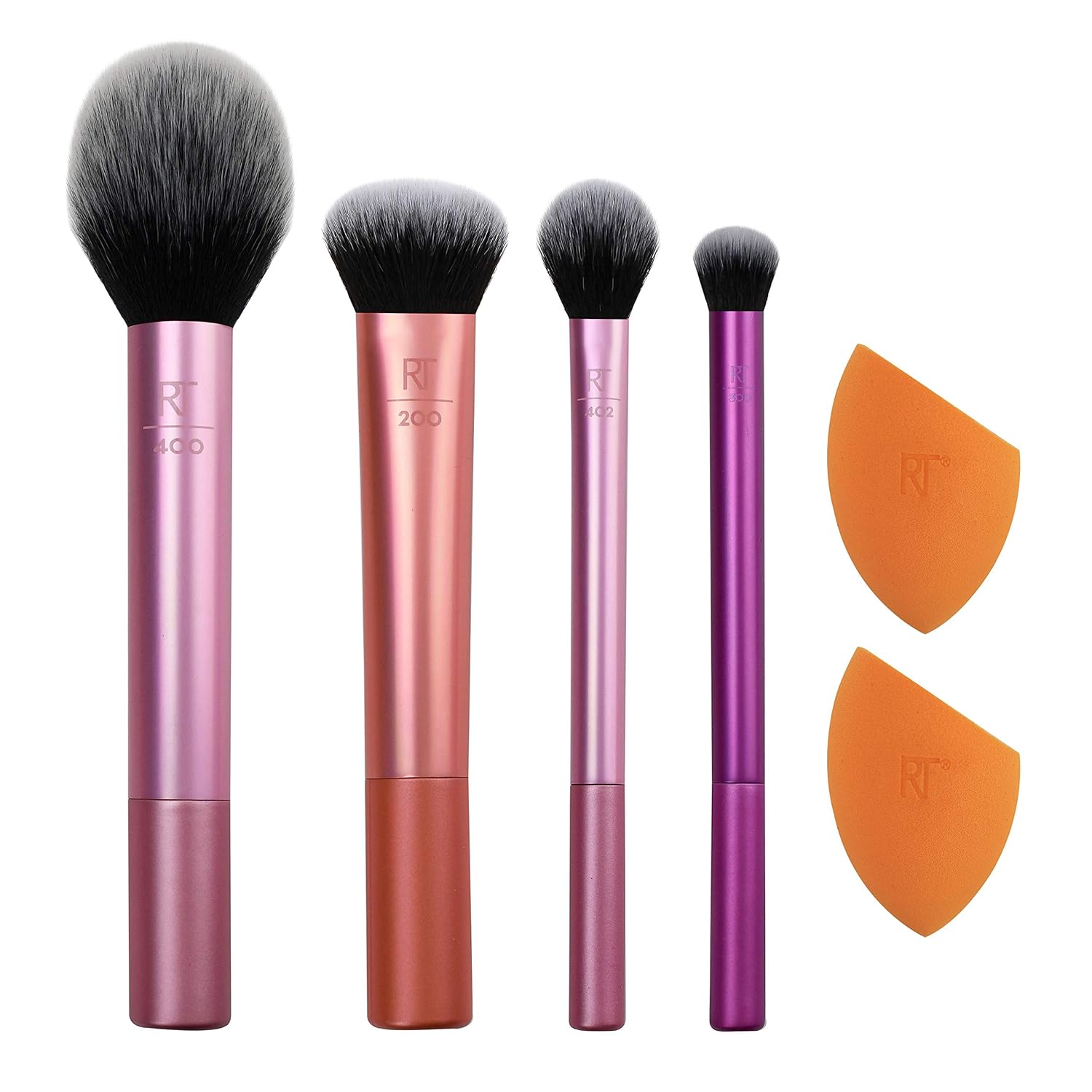 Real Techniques Everyday Essentials Makeup Brush Set & Sponge – 5PC