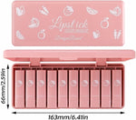 Dragon Ranee 10 Pcs Mini Matte Lipstick Set | 10 Shades Lip Color | Velvet Matte Finish Makeup Set for Women