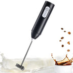 3-Speed Rechargeable Milk Frother & Handheld Coffee Beater