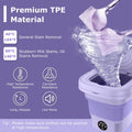 Portable Foldable Washing Machine Mini Laundry Washer with Spin Basket for Baby Clothes, Underwear, Socks, Travel, Camping, Dorm & Apartment Use