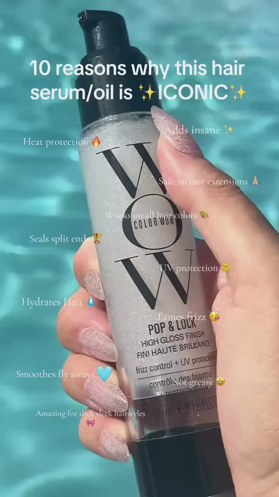 Color Wow Pop & Lock High Gloss Finish Serum 55ml – Anti-Frizz