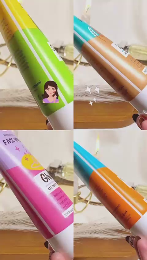 Woomin Face Wash Combo – Salicylic, Vitamin C, Gluta & Rice