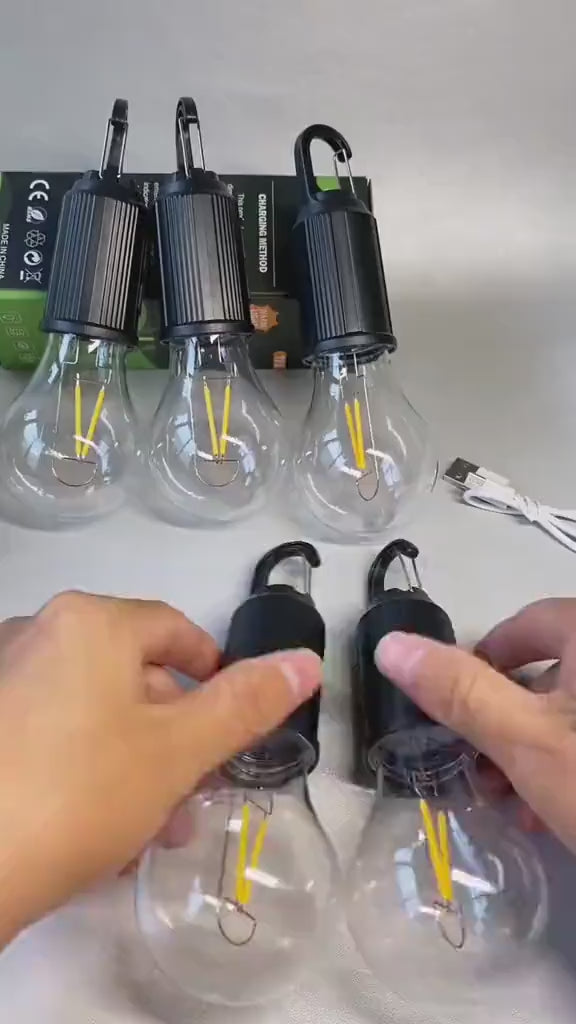 Portable LED Camping Lantern – Waterproof Rechargeable Light