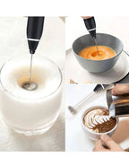 3-Speed Rechargeable Milk Frother & Handheld Coffee Beater