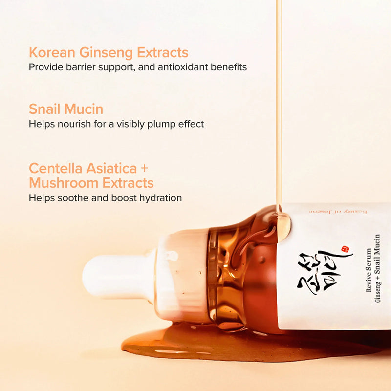 Beauty of Joseon Revive Serum Ginseng + Snail Mucin