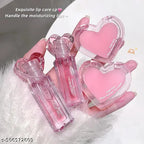 Hudamoji - 2pcs Rose & Collagen Extrat Lip Care Set