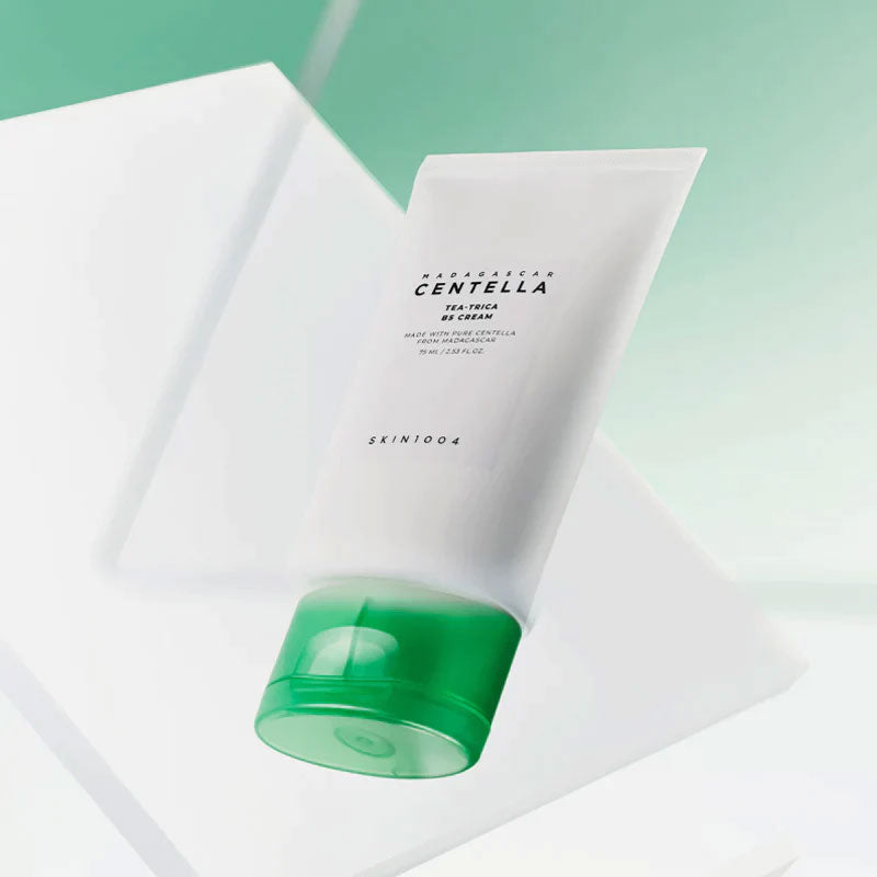 SKIN1004 Tea-Trica B5 Cream, Face Moisturizer with Centella Asiatica & Panthenol B5, Gel Moisturizer for Soothing & Hydrating, Cica Cream with Tea Tree & Centella, Korean Skin Care,